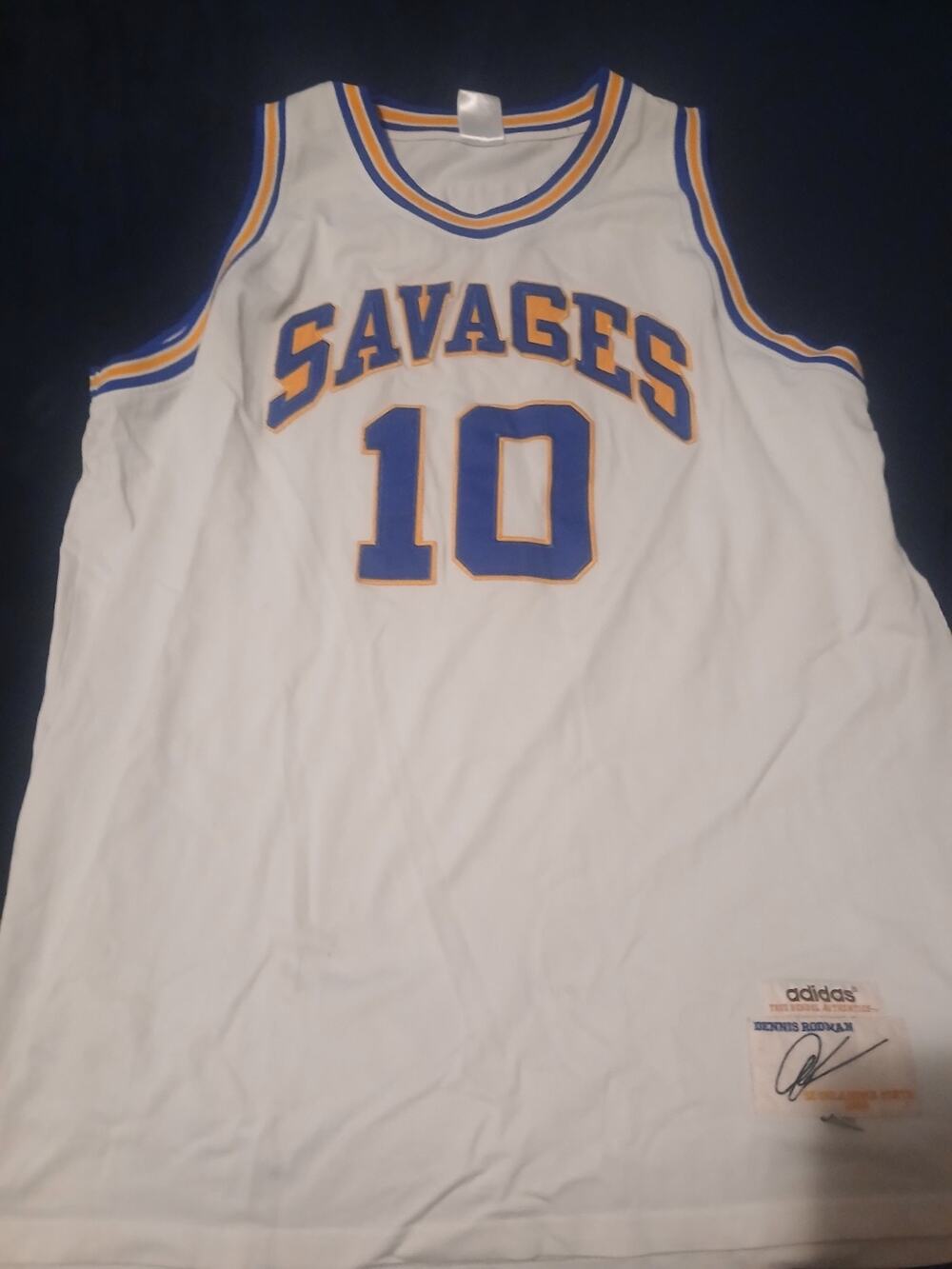 Vintage Dennis Rodman Adidas Authentics 1986 SE Oklahoma Jersey 54 RARE